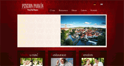 Desktop Screenshot of penzionparkan.com